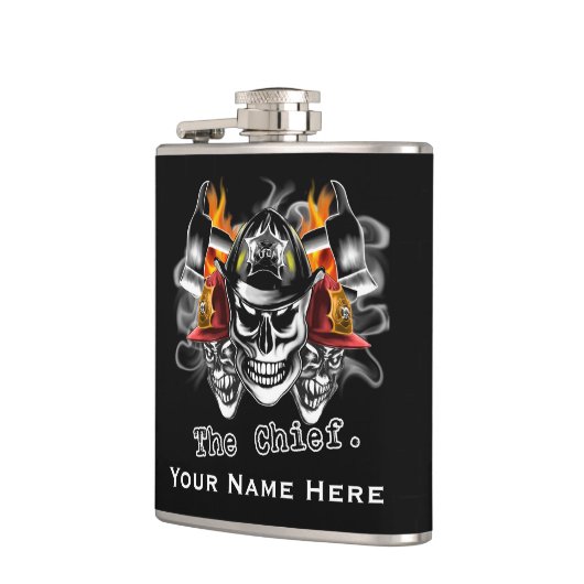 Maatkolf: De chef Heupfles (Links)