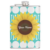 Maatkolf Drink zonnebloem Heupfles (Voorkant)