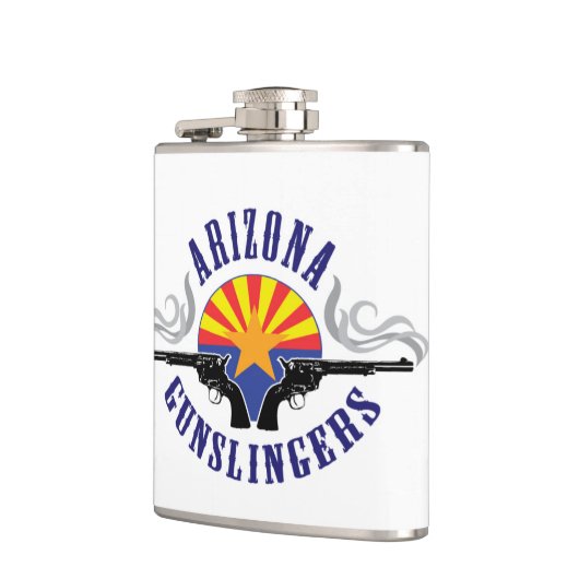 Maatkolf met logo heupfles (Links)