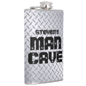 Maatkolf met roestvrij Man Heupfles (Rechts)