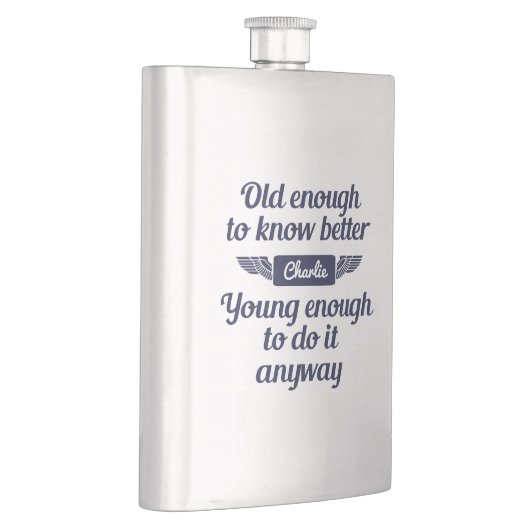 maatkolf "Old & Young" Heupfles (Rechts)