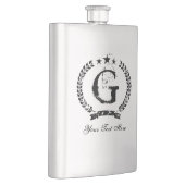 Maatkolf van monogram heupfles (Rechts)