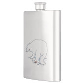 Maatkolf van roestvrij Beer Flacon (Links)