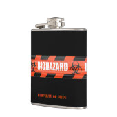 Maatkolf voor biogevaar heupfles (Links)