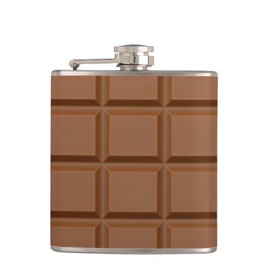 maatkolf voor "Chocolate Bar" Heupfles (Voorkant)