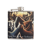 Maatkolf voor eigen Beer, maatkolf voor Drink Heupfles (Voorkant)