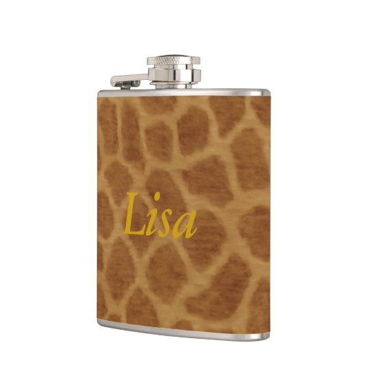 Maatkolf voor Giraffe Heupfles (Links)