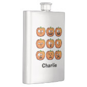 maatkolf voor Halloween Pumpkins Heupfles (Rechts)