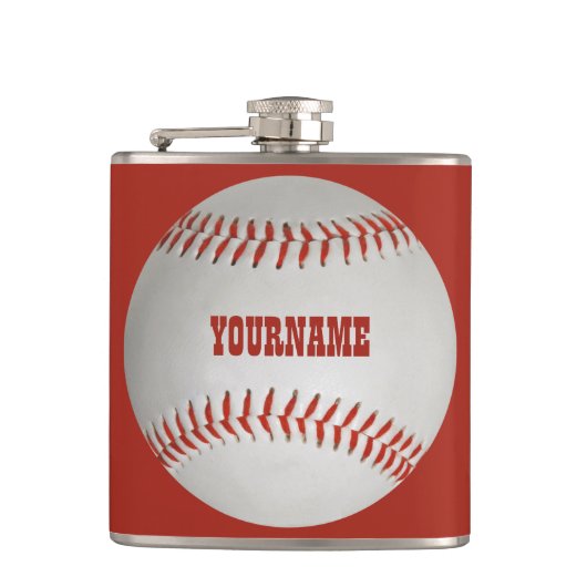 maatkolf voor honkbal heupfles (Voorkant)