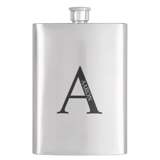 Maatkolf voor monogram en naam flacon (Voorkant)
