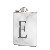 Maatkolf voor monogram en naam heupfles (Links)