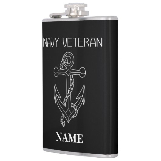 Maatkolf voor Navy Veteran Heupfles (Links)
