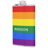 Maatkolf voor regenboogvlag heupfles (Links)