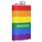 Maatkolf voor regenboogvlag heupfles (Rechts)