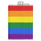 Maatkolf voor regenboogvlag heupfles (Achterkant)