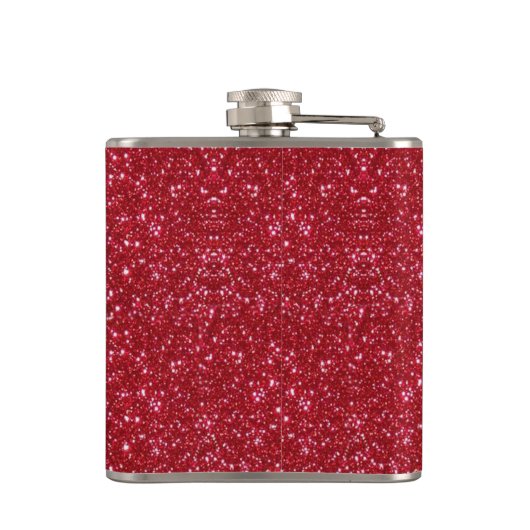 Maatkolf voor rode glitter heupfles (Achterkant)