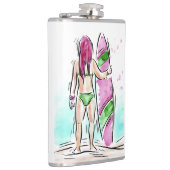 maatkolf voor Surfer Girl Heupfles (Rechts)