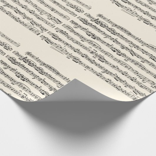 maatmuziek cadeaupapier (Hoek)