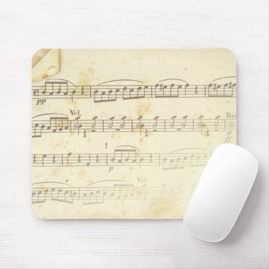 maatmuziek muismat (Met muis)