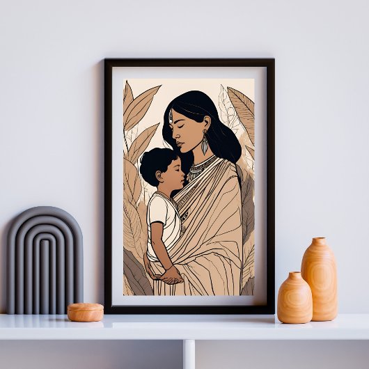Maatr Sanskriet Kunstprint Poster