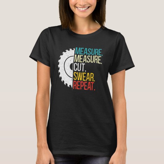 Maatregel Knippen Kranten Herhalen voor een handig T-shirt (Voorkant)