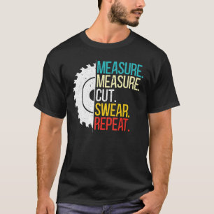 Maatregel Knippen Kranten Herhalen voor een handig T-shirt