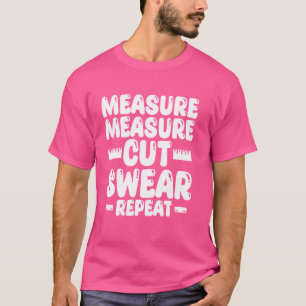 Maatregel Snijzweer Herhaal naaivaartuig T-shirt
