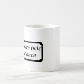 maatregel tweemaal knippen koffiemok (Center)