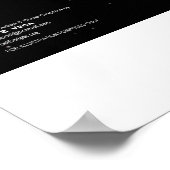 Maatregel van het Covenant Pattern Poster (Hoek)