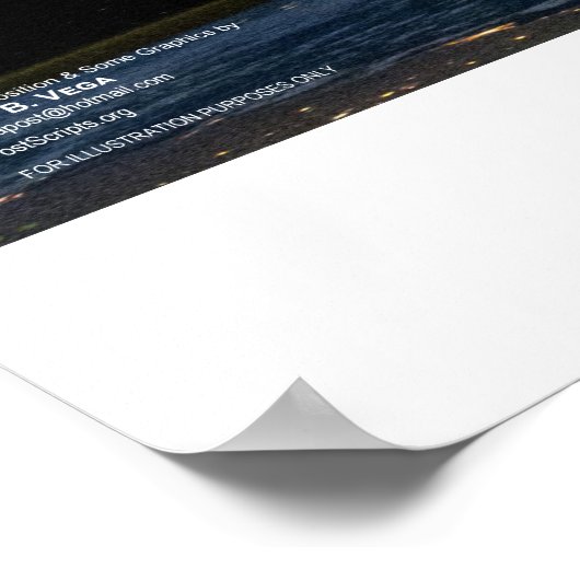 Maatregel van het patroon van Christus - Chakra Poster (Hoek)