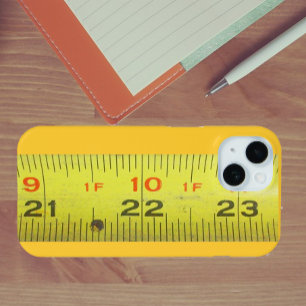 Maatregel voor gele metalen tape iPhone 15 case