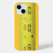 Maatregel voor gele metalen tape Case-Mate iPhone case (Achterkant)