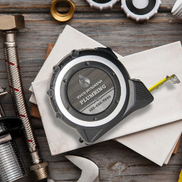 Maatregel zakelijke tape loodgieterswerk rolmaat