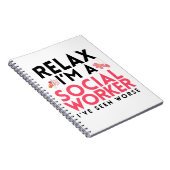 Maatschappelijk Arbeid Funny Gag Gift Masters Work Notitieboek (Rechterzijde)