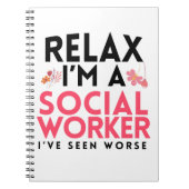 Maatschappelijk Arbeid Funny Gag Gift Masters Work Notitieboek (Voorkant)