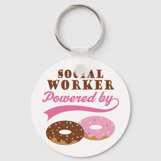 Maatschappelijk Arbeid Funny Gift Sleutelhanger (Voorkant)