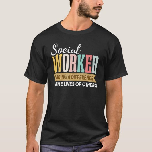 Maatschappelijk Arbeid maakt verschil T-shirt (Voorkant)