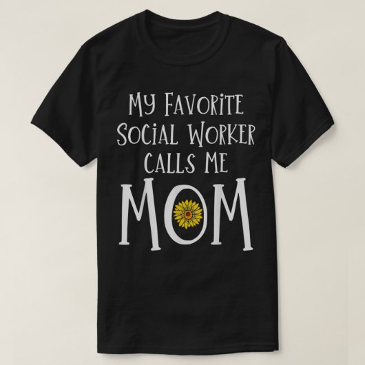 Maatschappelijk Arbeid Mam Gift T-shirt (Design voorkant)