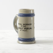 Maatschappelijk Arbeider Deadly Ninja Bierpul (Voorkant links)