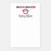Maatschappelijk Arbeider die bestemd is om anderen Post-it® Notes (Voorkant)