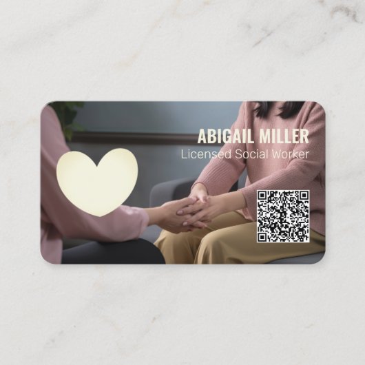 Maatschappelijk Arbeider Douane QR Visitekaartje (Voorkant)