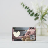 Maatschappelijk Arbeider Douane QR Visitekaartje (Staand voorkant)