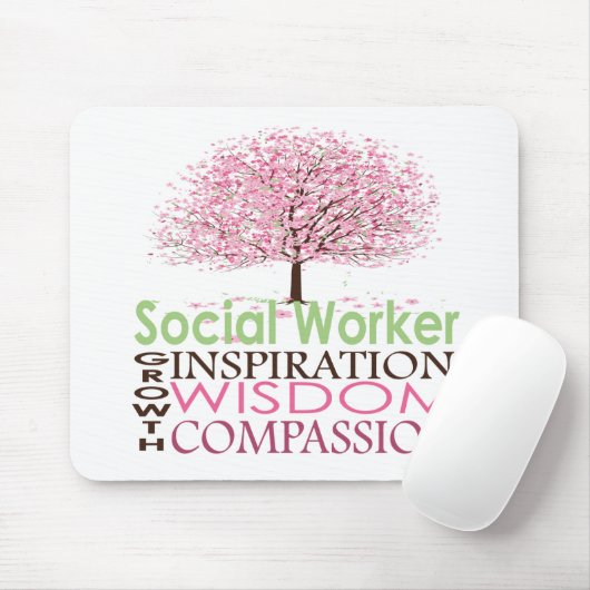 Maatschappelijk Arbeider Mousepad Muismat (Met muis)