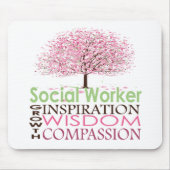Maatschappelijk Arbeider Mousepad Muismat (Voorkant)