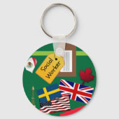 Maatschappelijk Arbeider, Wereldreiziger Sleutelhanger (Voorkant)