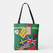 Maatschappelijk Arbeider, Wereldreiziger Tote Bag (Achterkant)