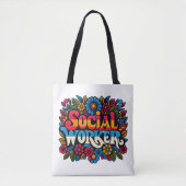 Maatschappelijk Arbeider Werk MSW Gift Masters Tote Bag (Voorkant)