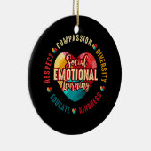 Maatschappelijk Emotioneel Leren Hartadviseur lera Keramisch Ornament (Rechts)
