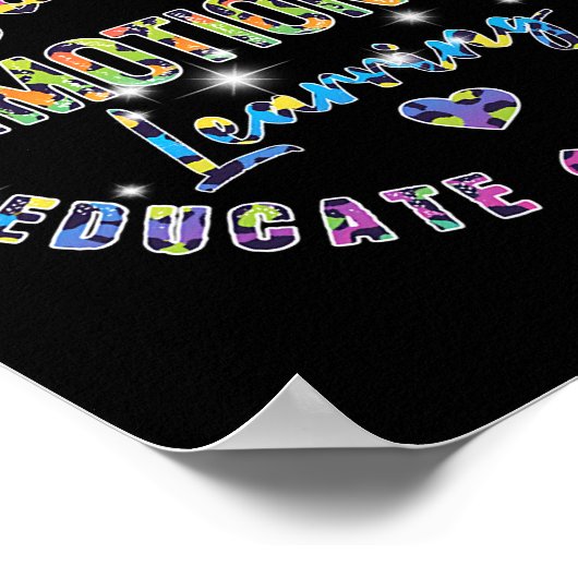 Maatschappelijk Emotioneel Leren Hartadviseur lera Poster (Hoek)