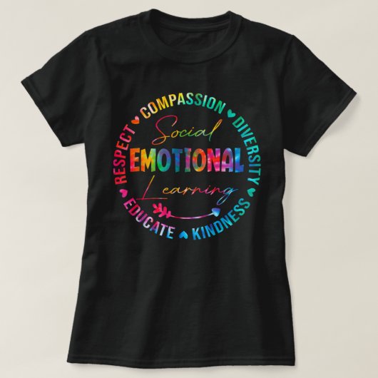 Maatschappelijk Emotioneel Leren Hartadviseur lera T-shirt (Design voorkant)